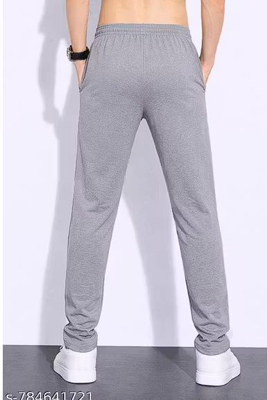 Pack of 2 Cotton Blend Pyjamas for Men | Solid Regular Fit Track Pants