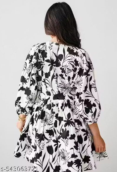 Summer Kurti for Women | Printed Rayon A-Line Kurti | Knee Length