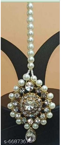 Beautiful Women's Jewellery Set | Necklace Earrings Maangtika | Gold Plated
